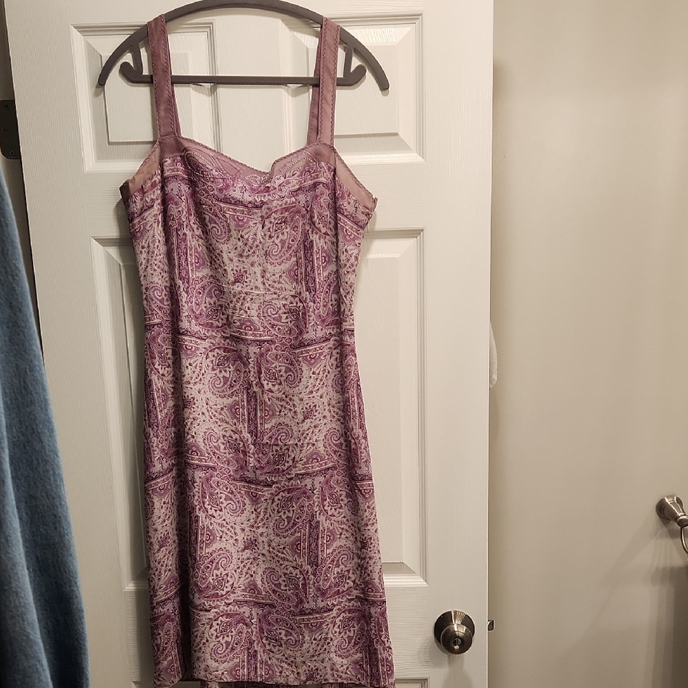 Kay Unger Pink Sweetheart Midi Sundress